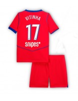Paris Saint-Germain Vitinha #17 Kolmaspaita Lasten 2025-26 Lyhythihainen (+ shortsit)